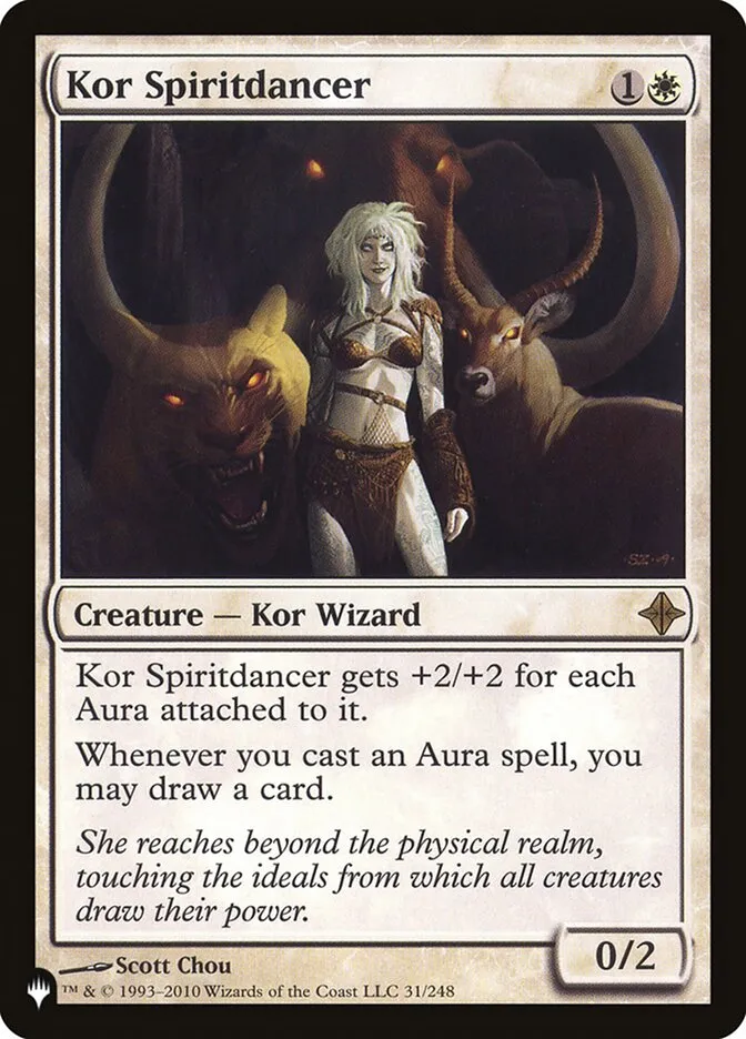 2020 The List Kor Spiritdancer #ROE-31 rare card image