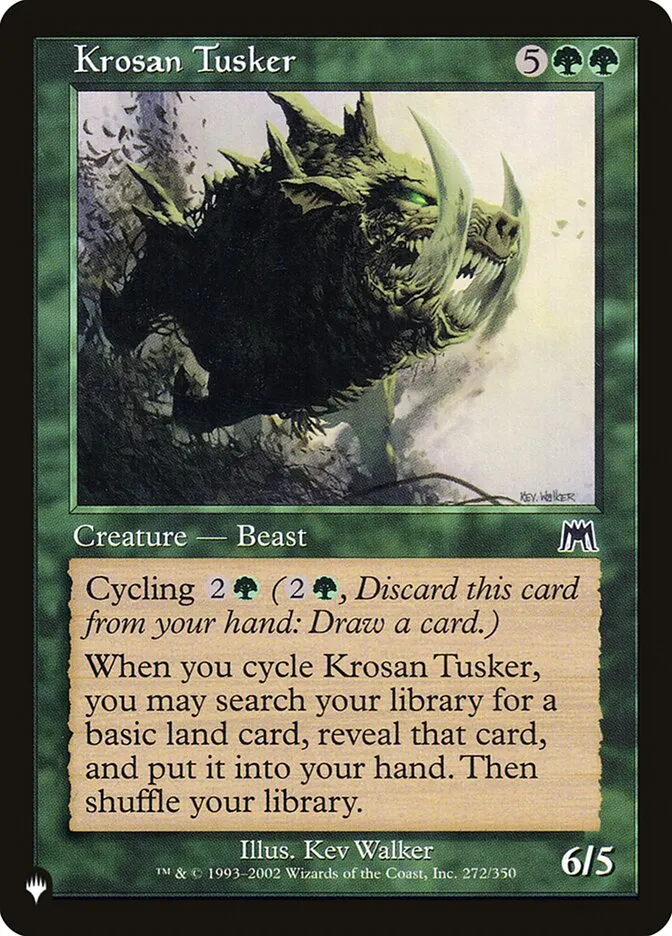 2020 The List Krosan Tusker #ONS-272 common card image