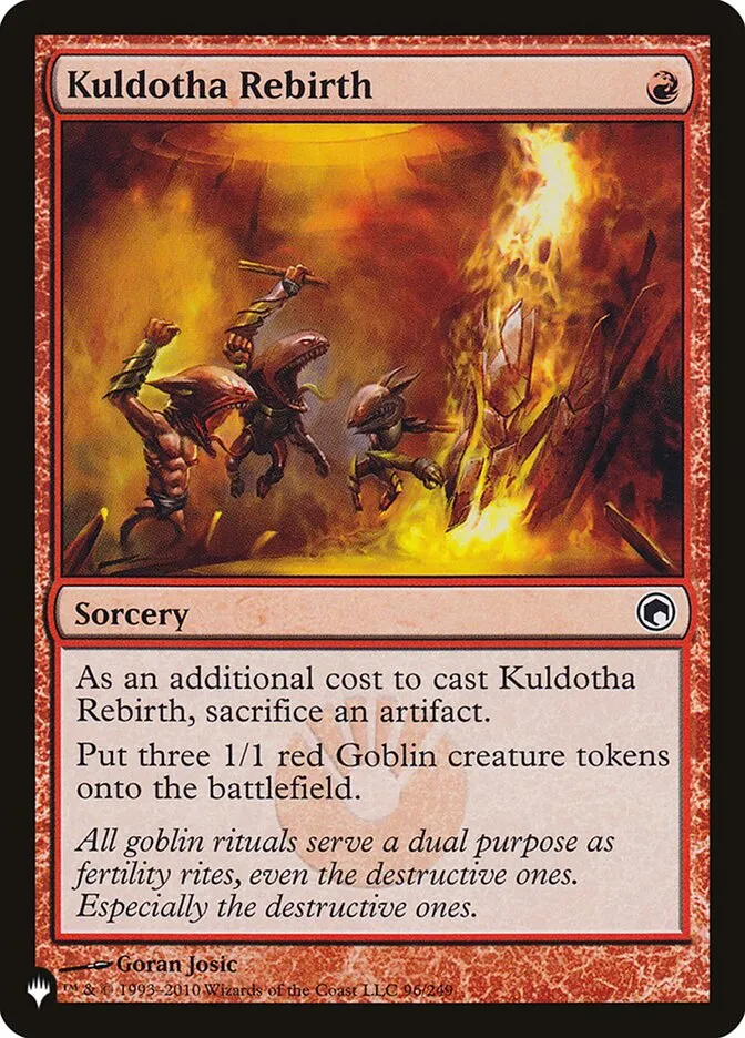 2020 The List Kuldotha Rebirth #SOM-96 common card image