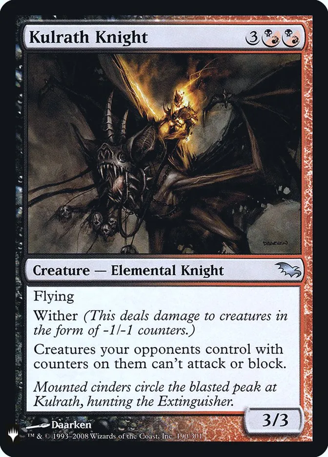 2020 The List Kulrath Knight #SHM-190 uncommon card image