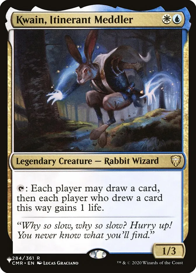 2020 The List Kwain, Itinerant Meddler #CMR-284 rare card image