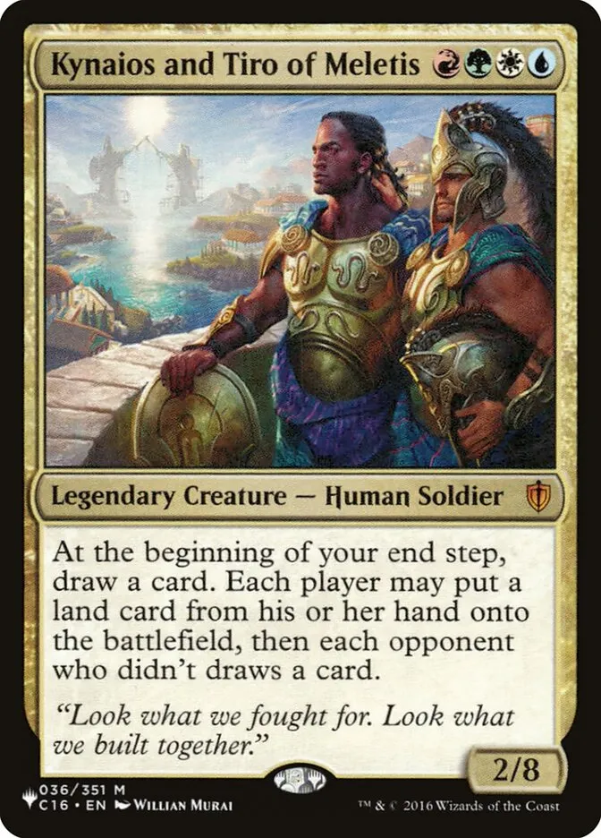 2020 The List Kynaios and Tiro of Meletis #C16-36 mythic card image