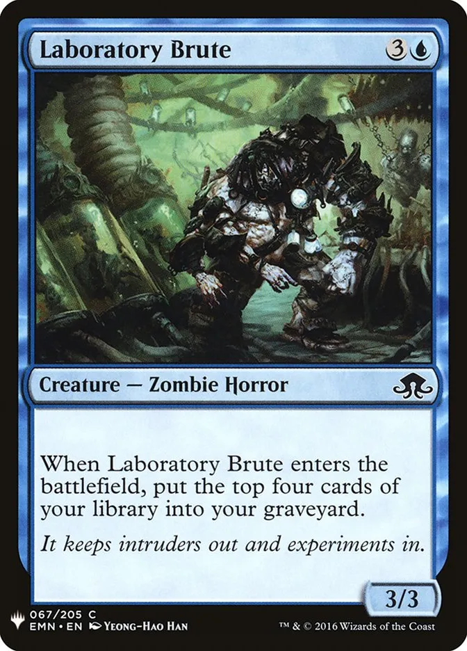 2020 The List Laboratory Brute common #EMN-67 common card image