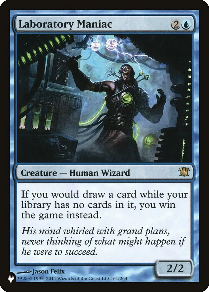 2020 The List Laboratory Maniac #ISD-61 rare card image