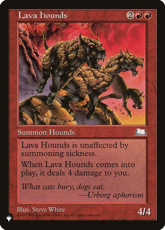 2020 The List Lava Hounds #WTH-109 uncommon card image