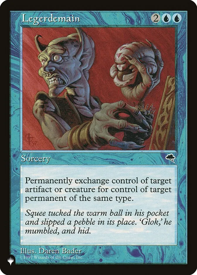 2020 The List Legerdemain uncommon #TMP-72 uncommon card image