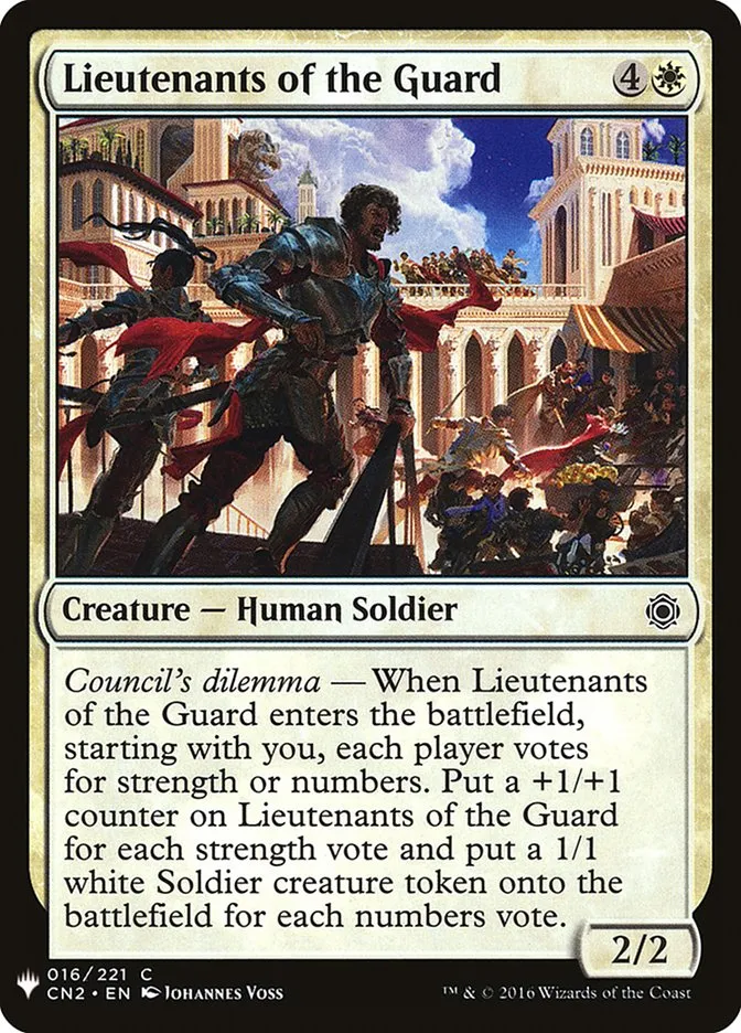 2020 The List Lieutenants of the Guard #CN2-16 common card image