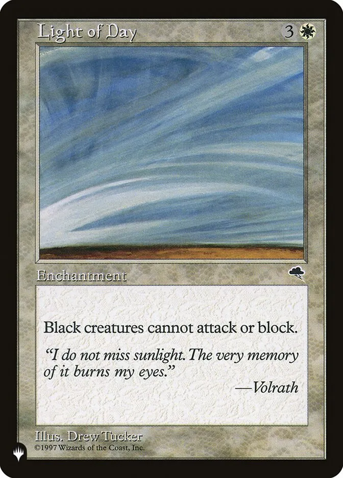 2020 The List Light of Day #TMP-27 uncommon card image