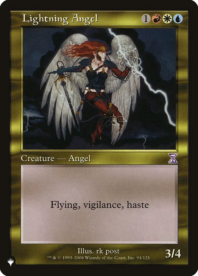 2020 The List Lightning Angel #TSB-94 rare card image