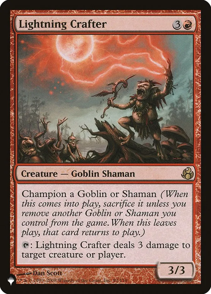 2020 The List Lightning Crafter #MOR-93 rare card image