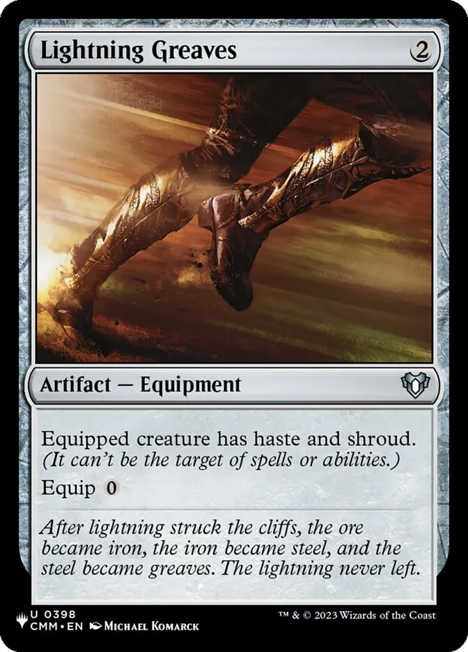 2020 The List Lightning Greaves #CMM-398 uncommon card image