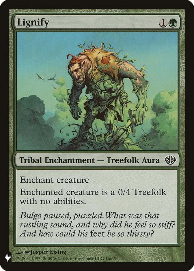 2020 The List Lignify common #DDD-16 common card image