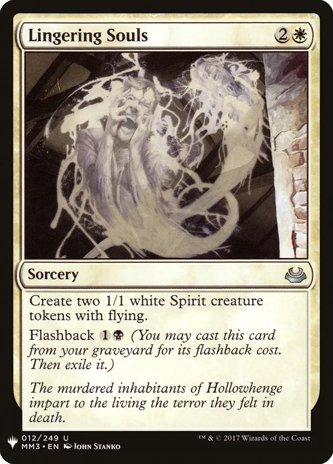2020 The List Lingering Souls #MM3-12 uncommon card image