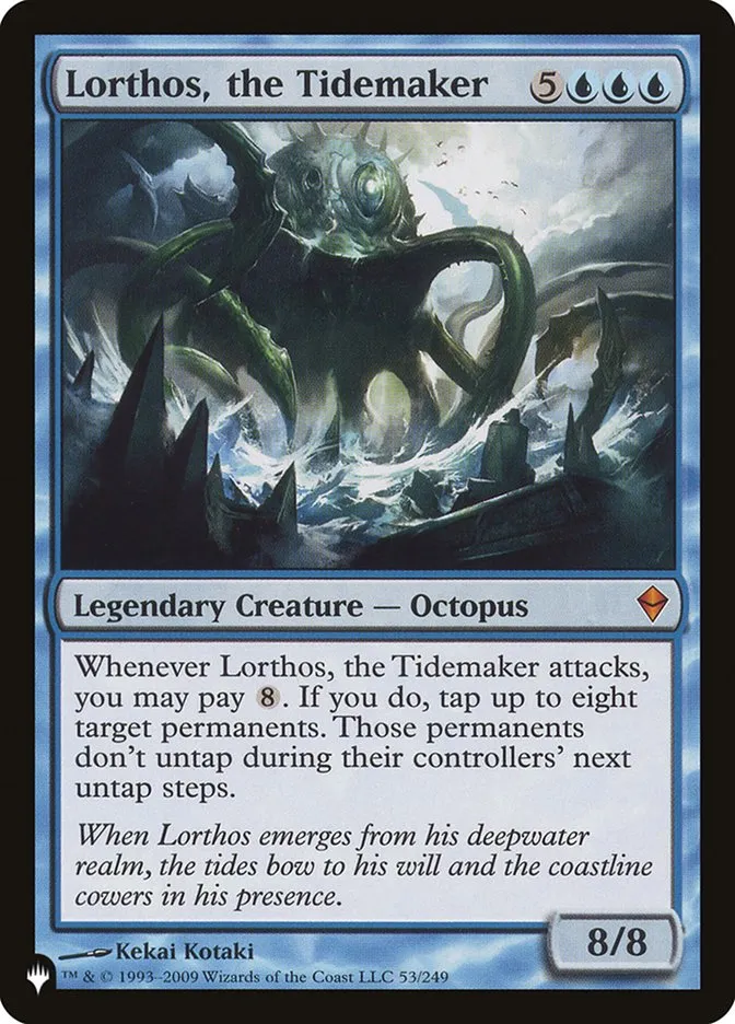 2020 The List Lorthos, the Tidemaker #ZEN-53 mythic card image