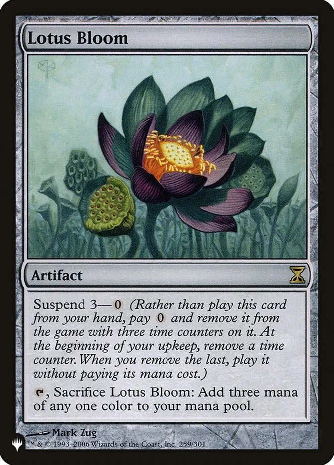 2020 The List Lotus Bloom #TSP-259 rare card image
