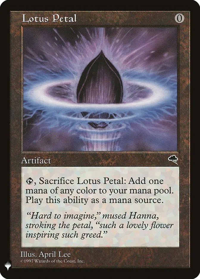 2020 The List Lotus Petal common #TMP-294 common card image