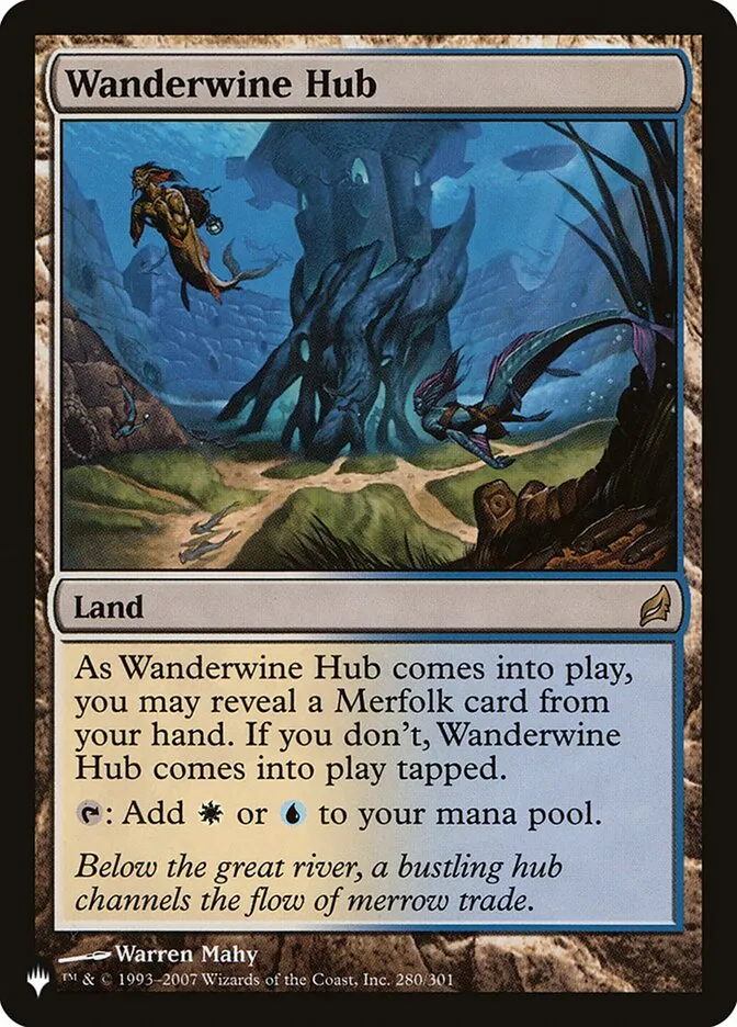 2020 The List Wanderwine Hub #LRW-280 rare card image