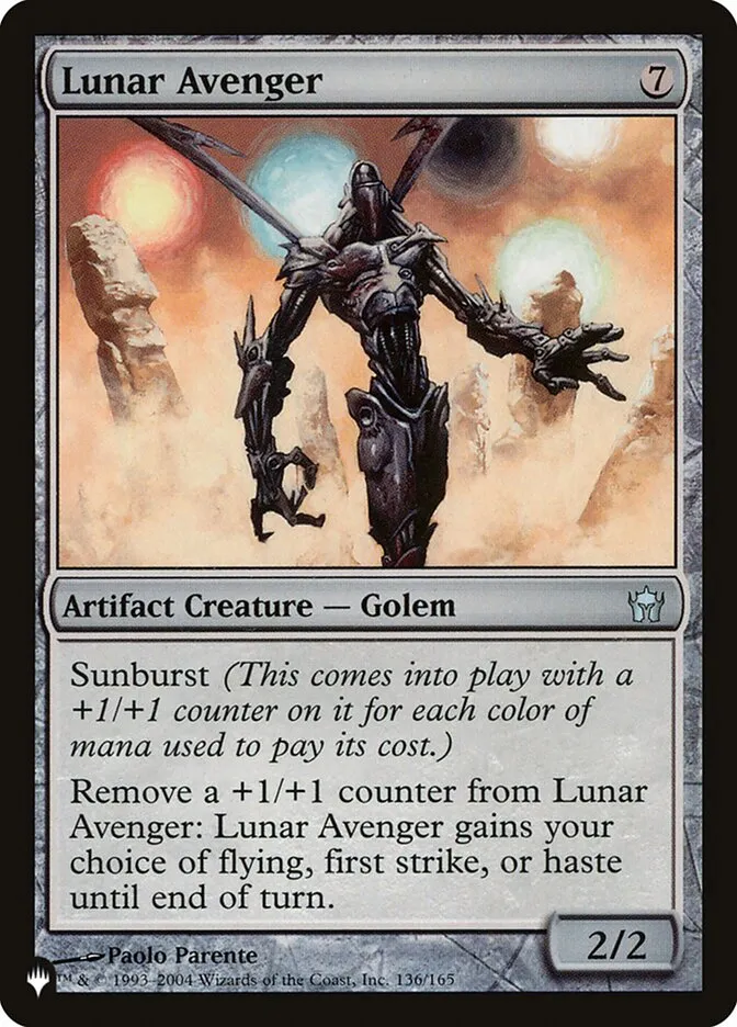 2020 The List Lunar Avenger #5DN-136 uncommon card image