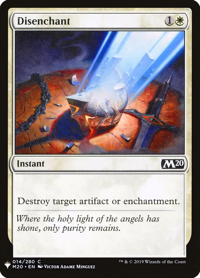 2020 The List Disenchant #M20-14 common card image