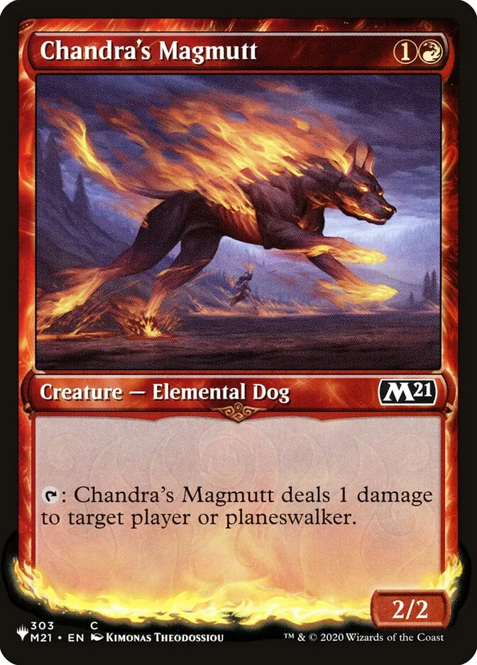 2020 The List Chandra's Magmutt #M21-303 common card image