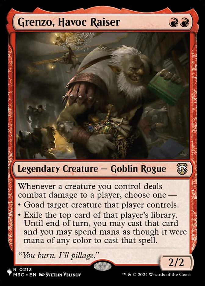 2020 The List Grenzo, Havoc Raiser #M3C-213 rare card image