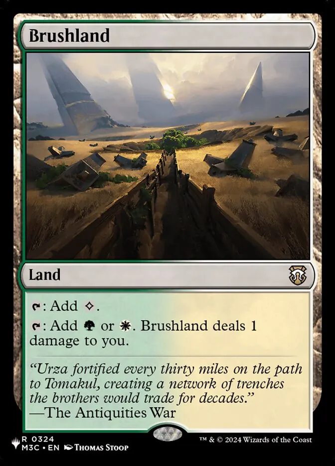 2020 The List Brushland #M3C-324 rare card image