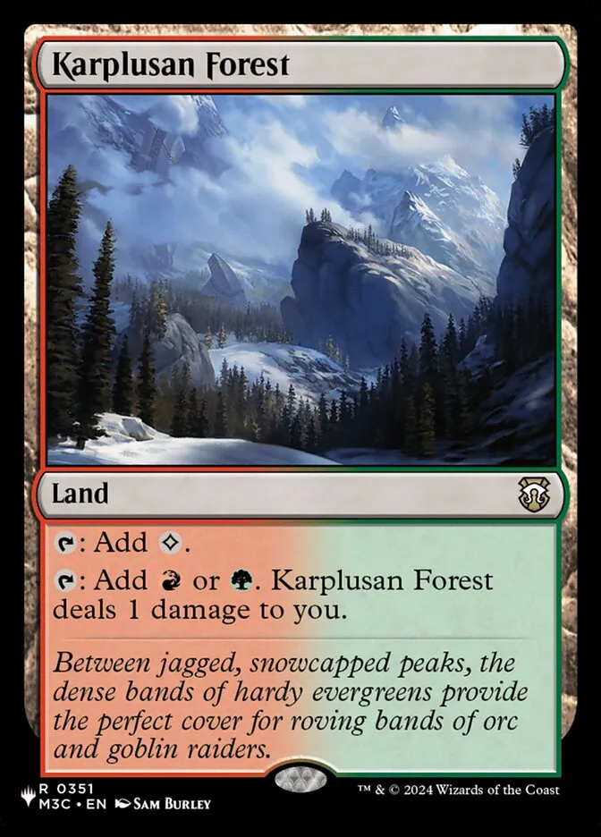2020 The List Karplusan Forest #M3C-351 rare card image