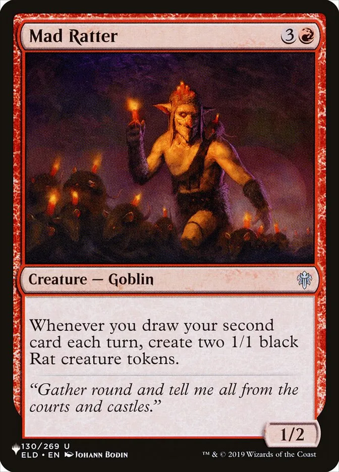 2020 The List Mad Ratter #ELD-130 uncommon card image