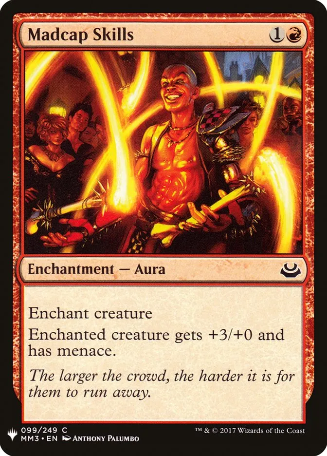 2020 The List Madcap Skills #MM3-99 common card image