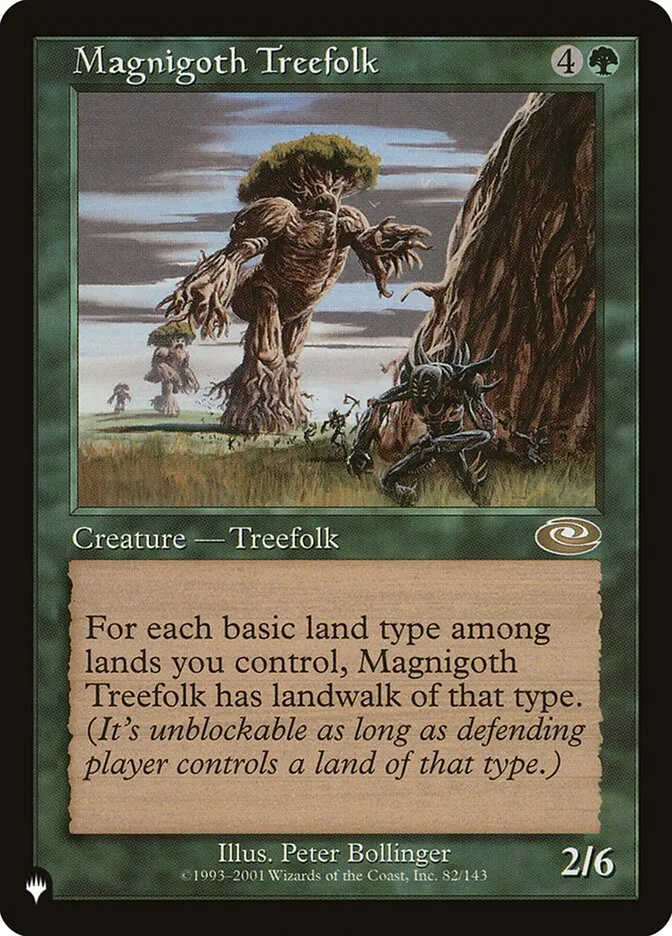 2020 The List Magnigoth Treefolk #PLS-82 rare card image