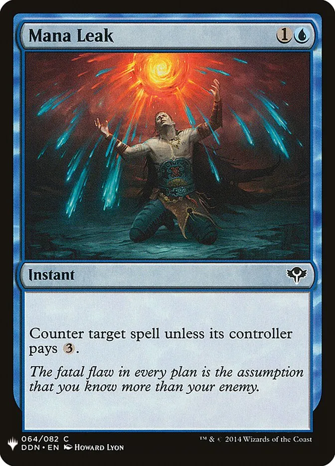 2020 The List Mana Leak #DDN-64 common card image