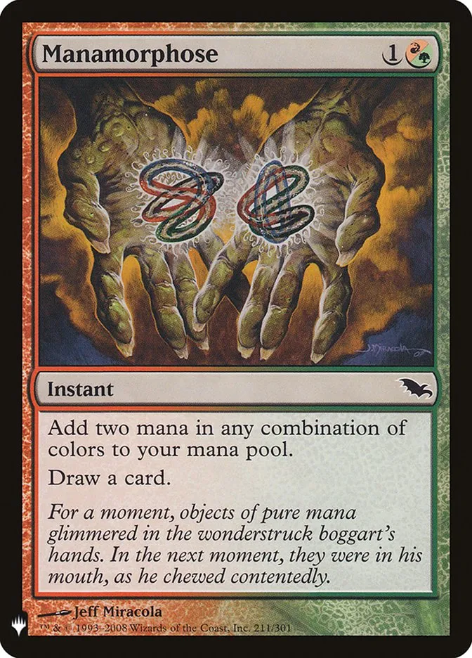 2020 The List Manamorphose common #SHM-211 common card image