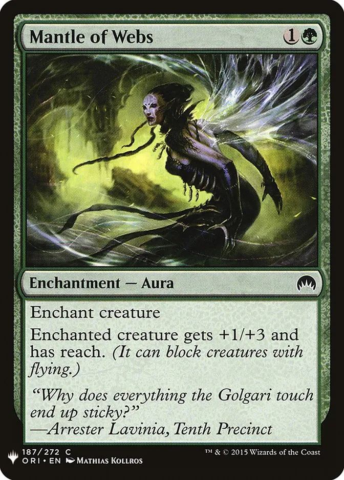 2020 The List Mantle of Webs #ORI-187 common card image