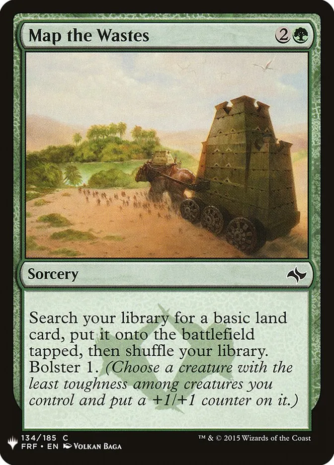2020 The List Map the Wastes common #FRF-134 common card image