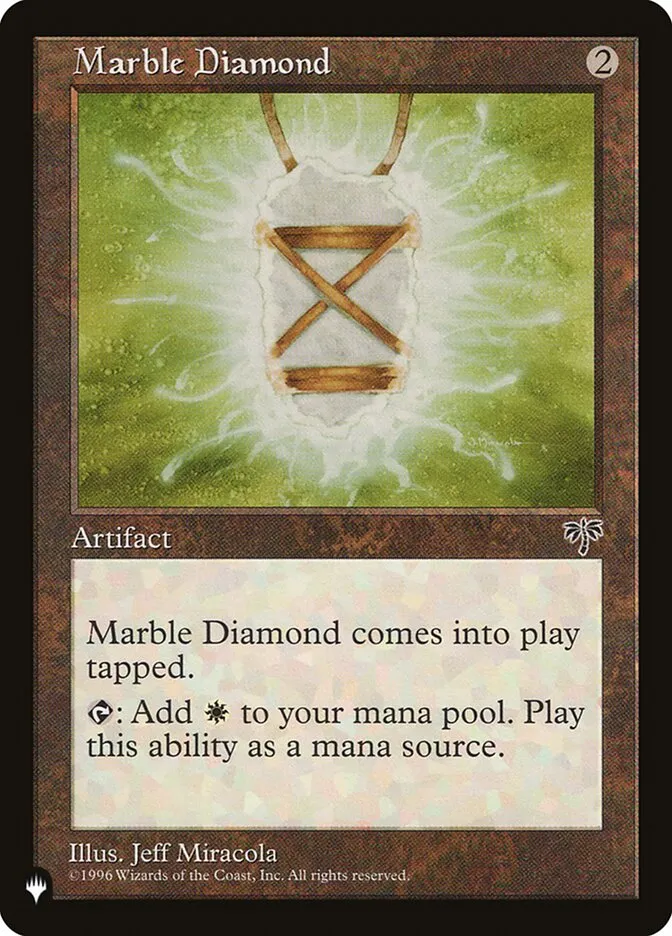 2020 The List Marble Diamond #MIR-310 uncommon card image