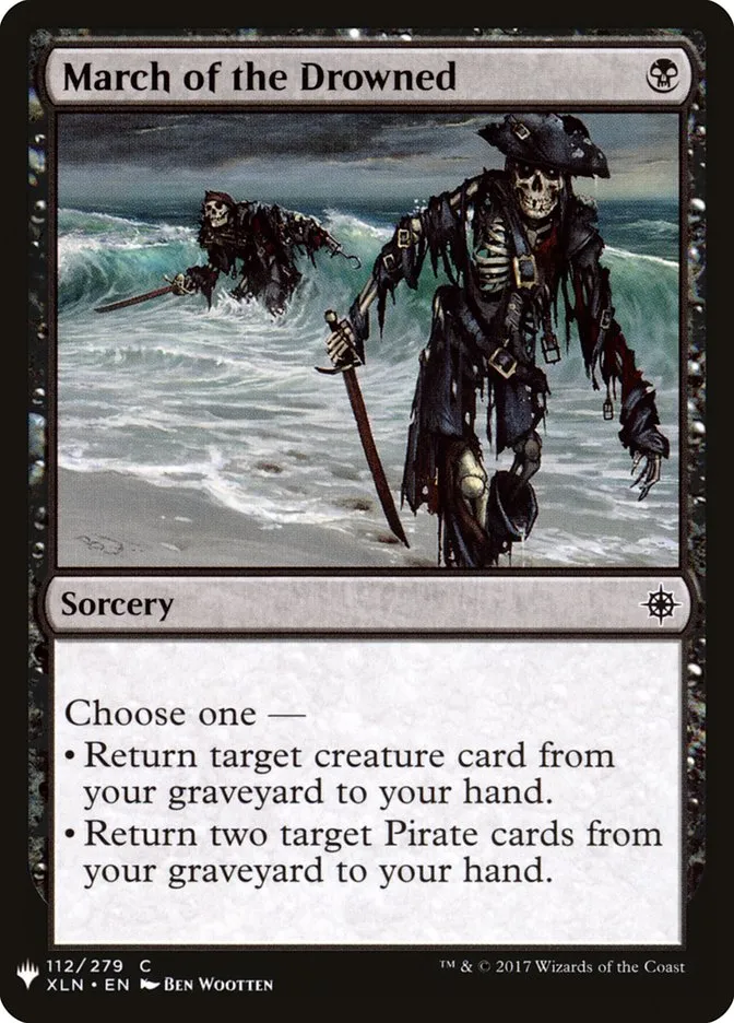 2020 The List March of the Drowned #XLN-112 common card image