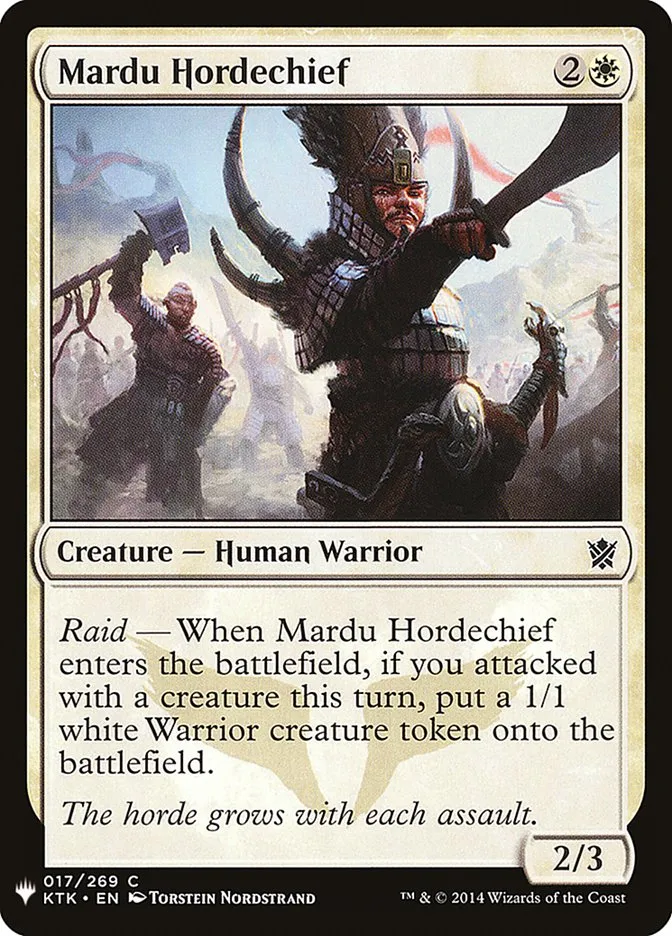 2020 The List Mardu Hordechief #KTK-17 common card image