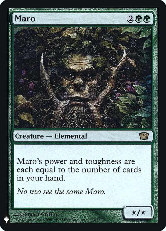 2020 The List Maro #8ED-264 rare card image