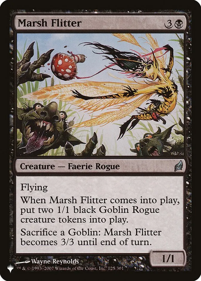 2020 The List Marsh Flitter #LRW-125 uncommon card image