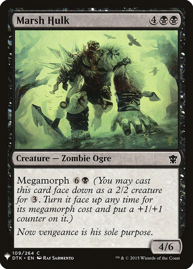 2020 The List Marsh Hulk common #DTK-109 common card image