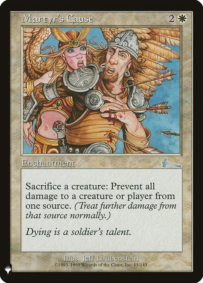 2020 The List Martyr's Cause #ULG-13 uncommon card image