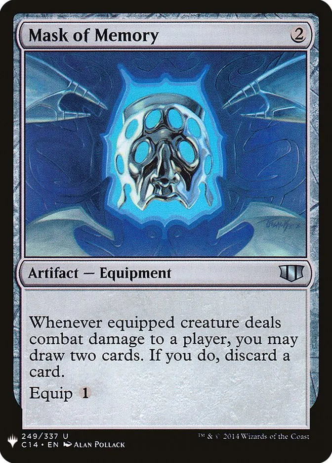 2020 The List Mask of Memory #C14-249 uncommon card image