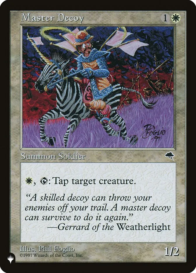 2020 The List Master Decoy common #TMP-29 common card image