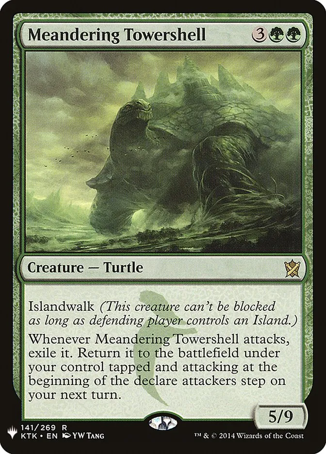 2020 The List Meandering Towershell #KTK-141 rare card image