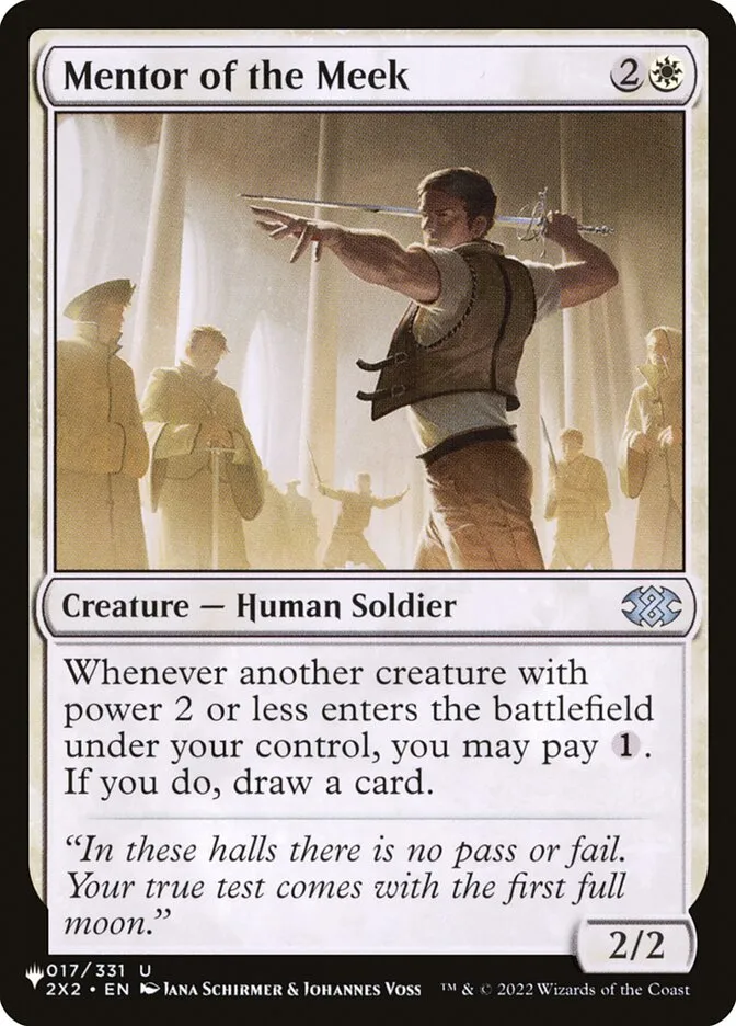 2020 The List Mentor of the Meek #2X2-17 uncommon card image