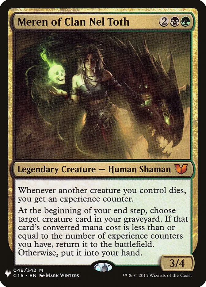 2020 The List Meren of Clan Nel Toth #C15-49 mythic card image