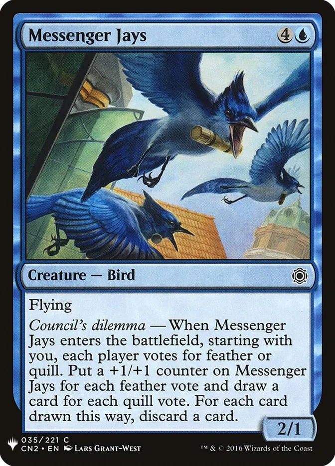 2020 The List Messenger Jays #CN2-35 common card image