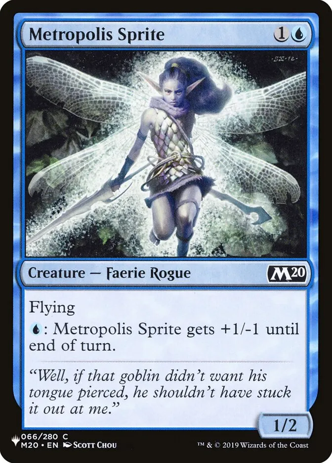 2020 The List Metropolis Sprite common #M20-66 common card image
