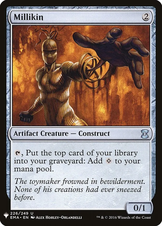 2020 The List Millikin #EMA-226 uncommon card image