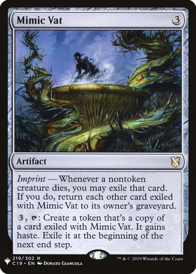 2020 The List Mimic Vat rare #C19-219 rare card image